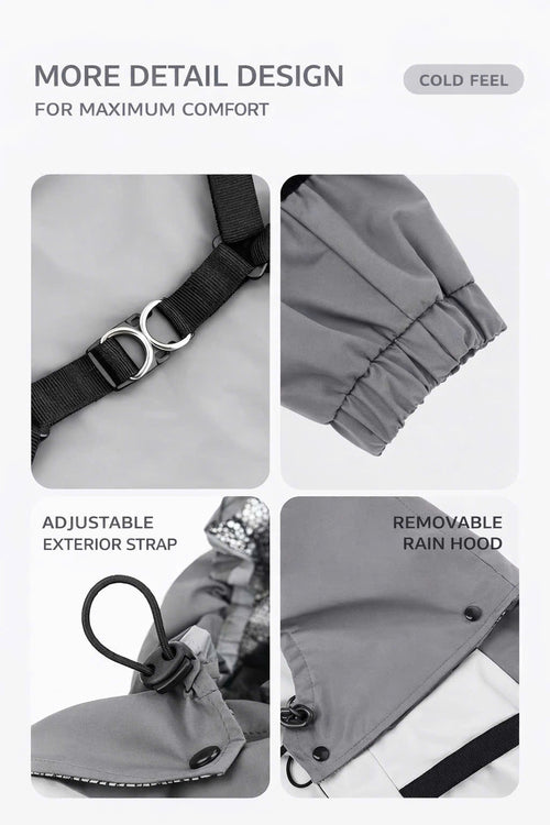 All-Weather Waterproof Dog Jacket – Lightweight & Windproof